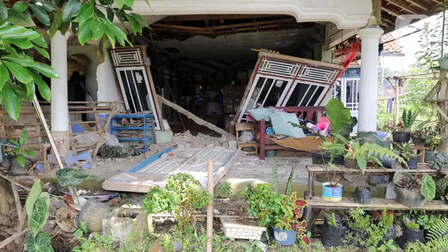 Gempa Cianjur Hancurkan Pemukiman Warga di Desa Sarampad