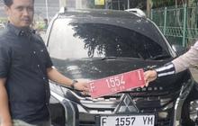 Hindari Ganjil Genap, Mobil Dinas Bappenda Pemkab Bogor Diganti Pelat Palsu
