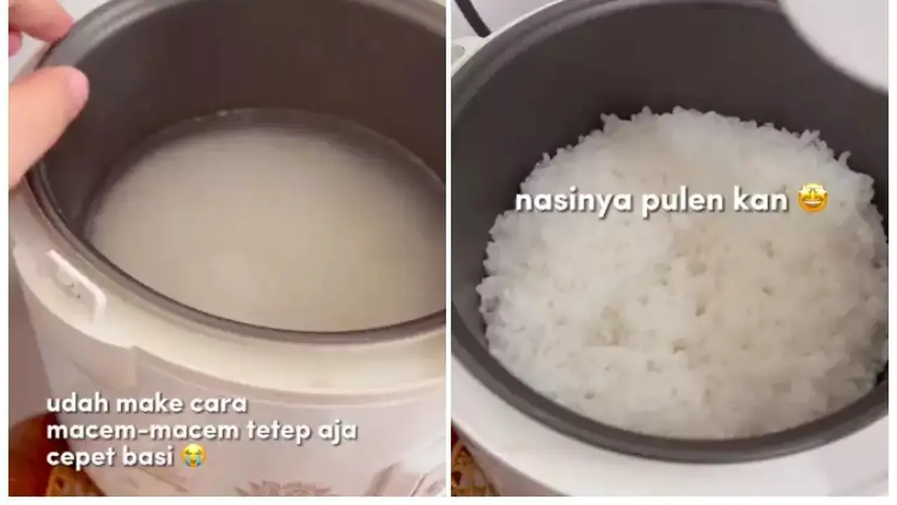 Tanpa Tambahan Margarin, Menanak Seperti Ini Bisa Bikin Nasi Tidak Cepat Basi Meski di Rice Cooker 2 Hari