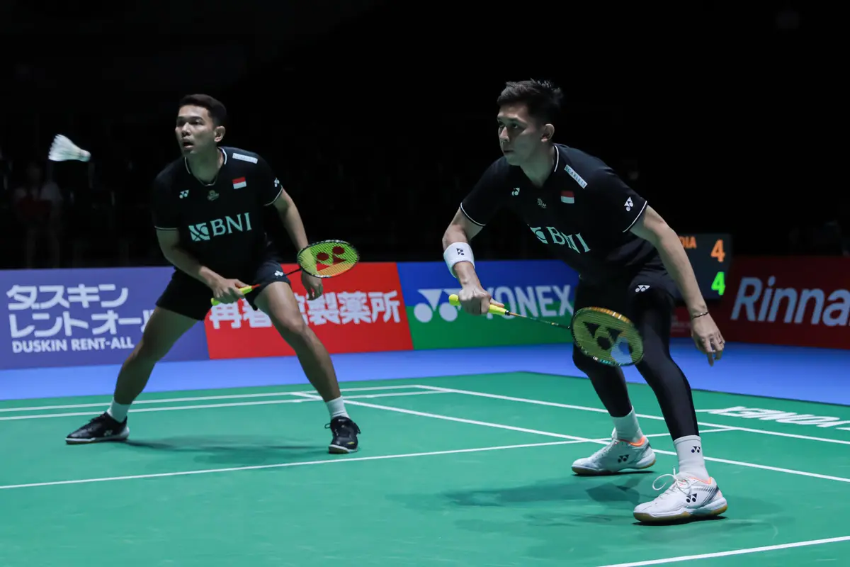 Fajar Alfian/Muhammad Rian Ardianto - Japan Open 2023 - Bulu Tangkis
