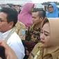 Menteri Desa, Pembangunan Daerah Tertinggal dan Transmigrasi (Mendes PDTT) Abdul Halim Iskandar mengajak BUMDes di Purbalingga mengikuti lomba BUMDes berhadiah Rp 4 Miliar. (Galoeh Widura/Liputan6.com)