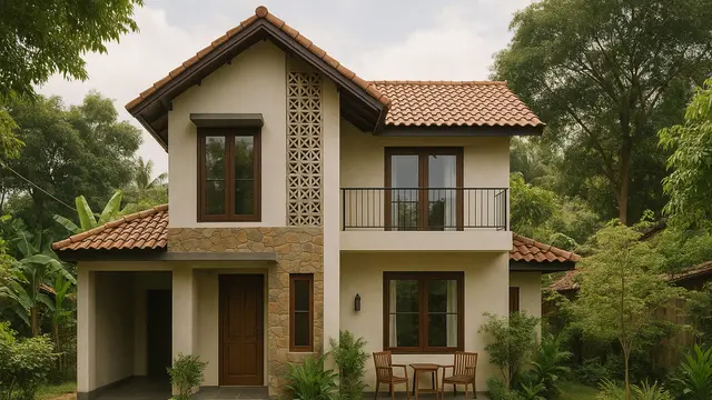 Gambar Desain Rumah Kampung Sederhana tapi Cantik 3 Kamar