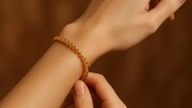 Model Gelang Emas 24 Karat 7 Gram (created by AI)