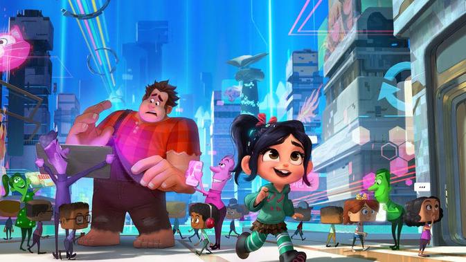 Film animasi Ralph Breaks the Internet: Wreck-It Ralph 2 atau Wreck-It Ralph 2. (sumber: Disney)