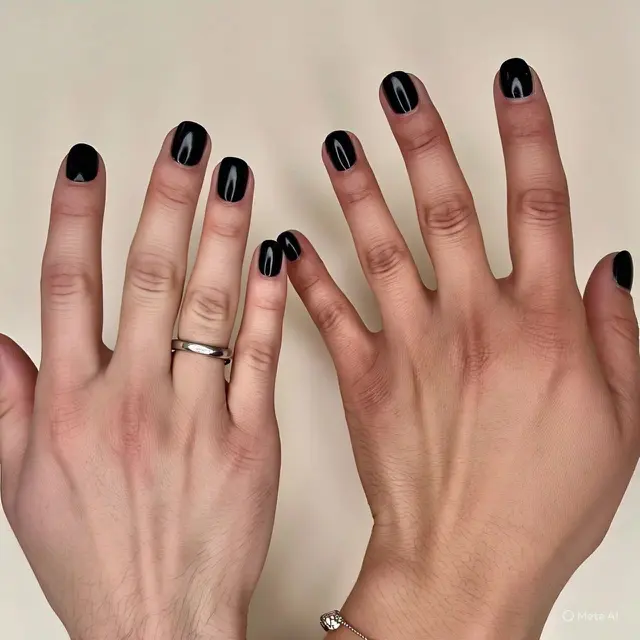 Model Nail Art  (Sumber: Meta AI)