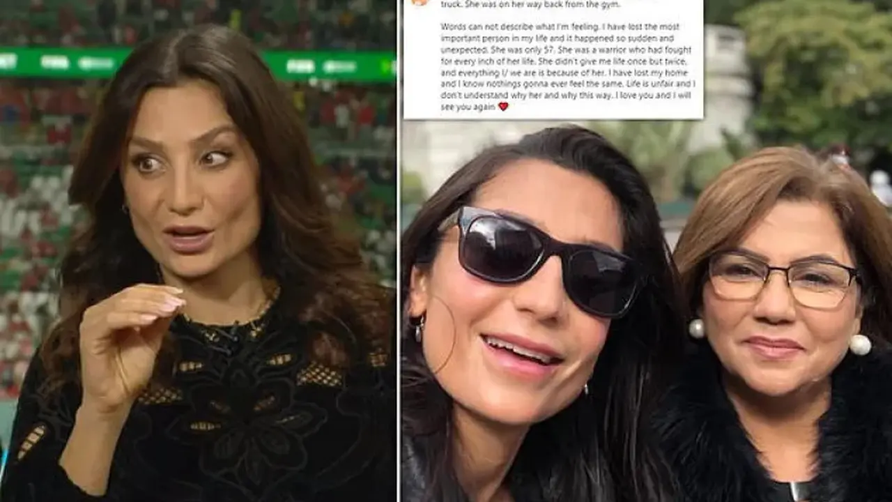 Nadia Nadim bersama sang ibu