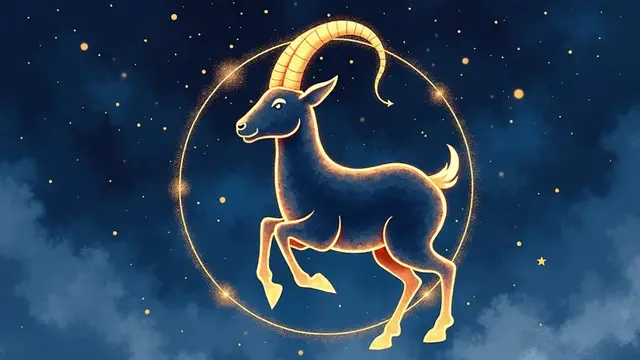 logo zodiak capricorn (sumber: AI generated)