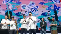 Menpora Dito Ariotedjo memberikan apresiasi terhadap acara Ramadan Jazz Festival ke-13.(Dok Kemenpora)