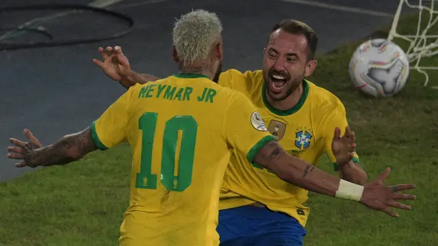 Hasil Copa America 2021  Brasil Libas Peru
