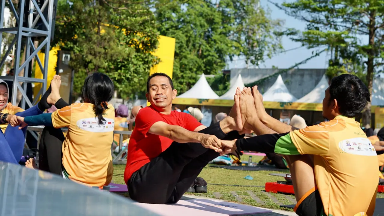 Anggota DPR RI Komisi XI Kamrussamad mengikuti ajang QI Renew di Kota Bogor, Jawa Barat, Minggu (29/10/2023) (Istimewa)