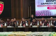 Polisi Pamerkan 4,171 Ton Barang Bukti 6.881 Kasus Narkoba, Ada Hasil Bongkar Jaringan Fredy Pratama