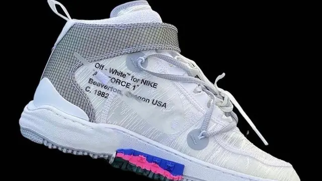 Mengenang 8 Karya Ikonis Virgil Abloh, Off White-Gaun Pengantin Hailey Bieber