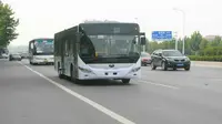 Produsen Bus Undang Media Asing dalam Uji Coba Bus Tanpa Sopir