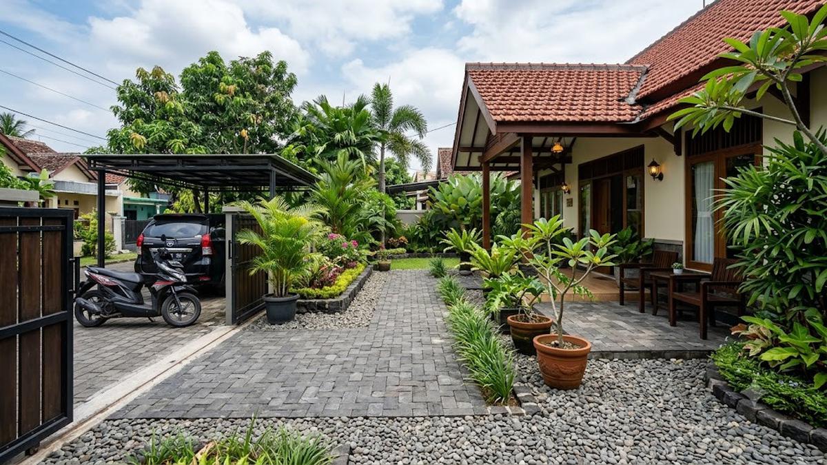 8 Inspirasi Halaman Rumah Anti Becek yang Cantik, Nyaman, dan Mudah Dirawat