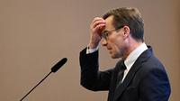 Perdana Menteri Swedia Ulf Kristersson (Dok. AFP)