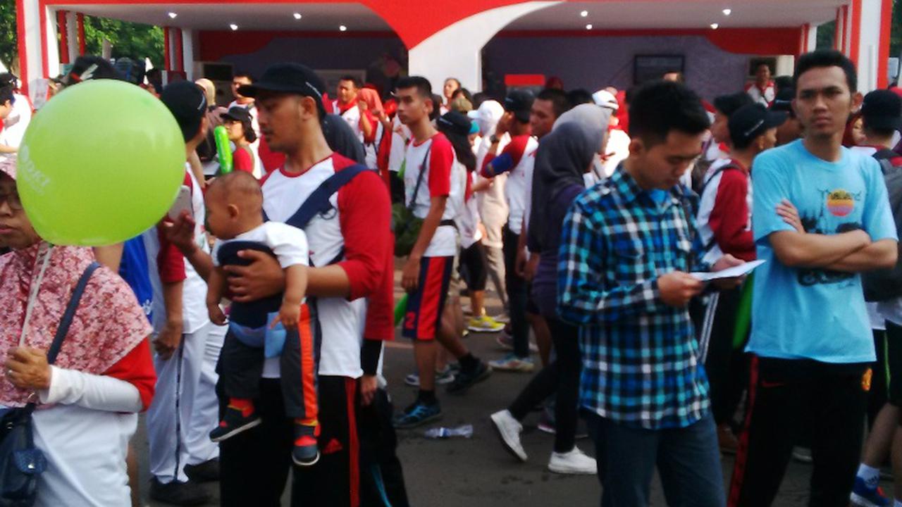 Kampanye nasional gerakan Aku Cinta Keuangan Syariah dicanangkan. (Liputan6.com/Fiki Ariyanti)