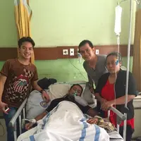 Narendra KDI ketika dirawat di Rumah Sakit Umum Daerah (RSUD) Koja. (Path Wandie Mario)