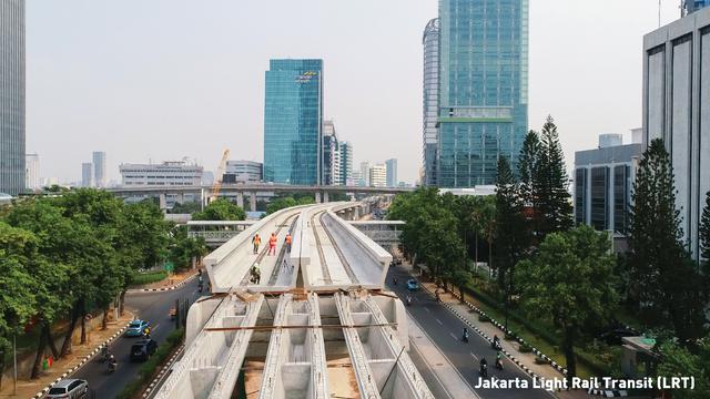 LRT salah satu proyek yang dikerjakan ACSET