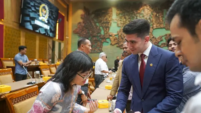 Verrell Bramasta di Gedung DPR-RI. (Istimewa)