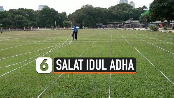 VIDEO: Gelar Salat Idul Adha Masjid Agung Al-Azhar Batasi Jumlah Jemaah