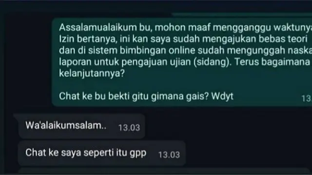6 Chat Murid ke Ibu Guru Dikira Teman Sekelas Ini Bikin Tepuk Jidat