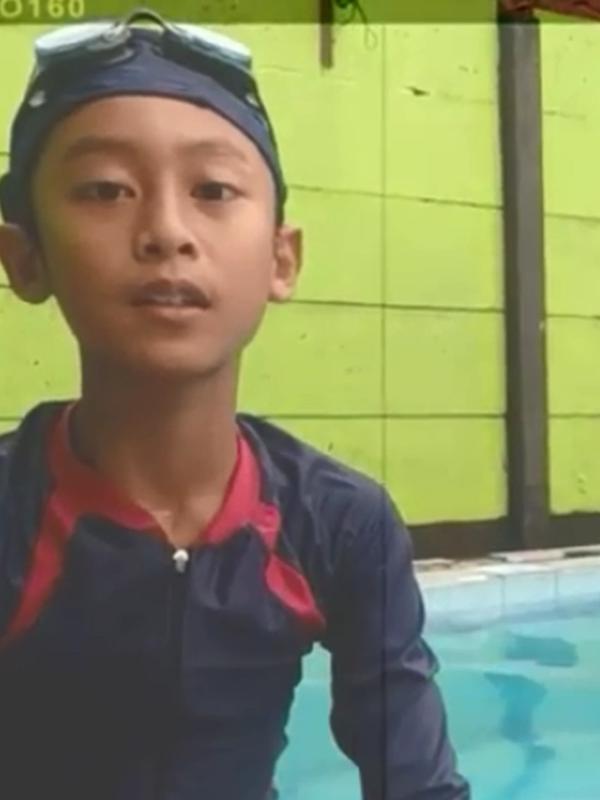 Hanhan, anak 12 tahun yang siap triathlon mendukung anak-anak seusianya yang tengah berjuang melawan penyakit kanker. (dok. Instagram @hanhan_taekwondokids/https://www.instagram.com/p/Bv63Ccan__b/Putu Elmira)