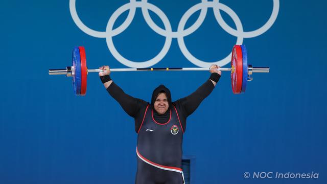 Lifter Indonesia di Olimpiade 2024 Paris, Nurul Akmal.