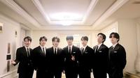 Pesona Ketujuh Member BTS saat Pidato di Gedung Putih Amerika Serikat, credit: Twitter BTS