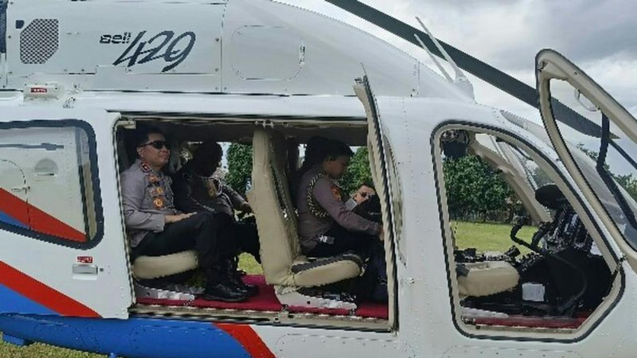 Patroli Udara Kapolda Sulut Pastikan Keamanan Manado Jelang Tahun Baru 2026