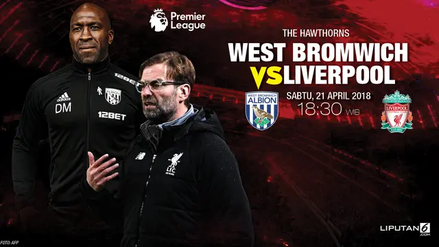 Prediksi West Bromwich Vs  Liverpool