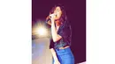Bianca Atzei saat tampil dalam suatu acara. (Bola.com/Instagram)