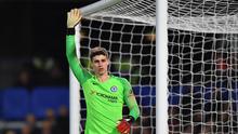 3. Kepa Arrizabalaga - Kepa Arizabalaga berpindah ke Chelsea dengan biaya 80 juta euro. Angka tersebut membuatnya menjadi kiper termahal di dunia hingga sekarang. (AFP/Ben Stansall)