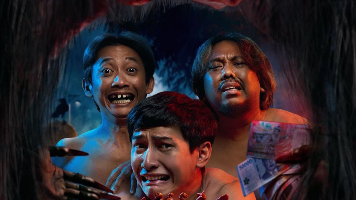 Intip Aksi Kocak Ardit Erwandha, Yono Bakrie dan Benedictus Siregar di Teaser Film Pesugihan Sate Gagak