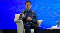 Menteri Kesehatan RI Budi Gunadi Sadikin menjadi pembicara pada puncak kegiatan Global Future Fellows (GFF) 2023 bertajuk Advancing Southeast Asia's Predictive Healthcare di Hotel Westin Jakarta pada Kamis, 5 Oktober 2023. (Dok Kementerian Kesehatan RI)