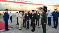 Upacara Militer dan Karpet Merah Sambut Presiden Prabowo Tiba di Brasil