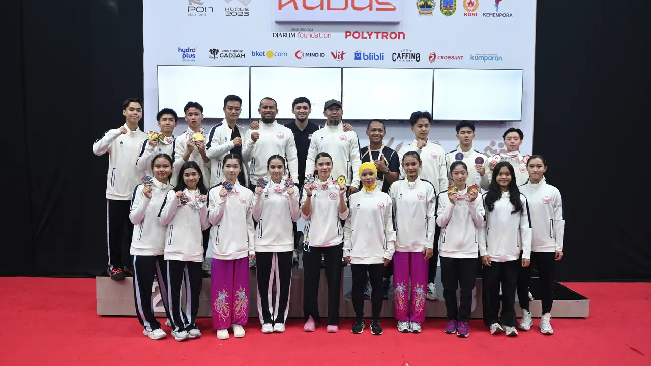 Tim Wushu DKI Jakarta di PON Bela Diri 2025