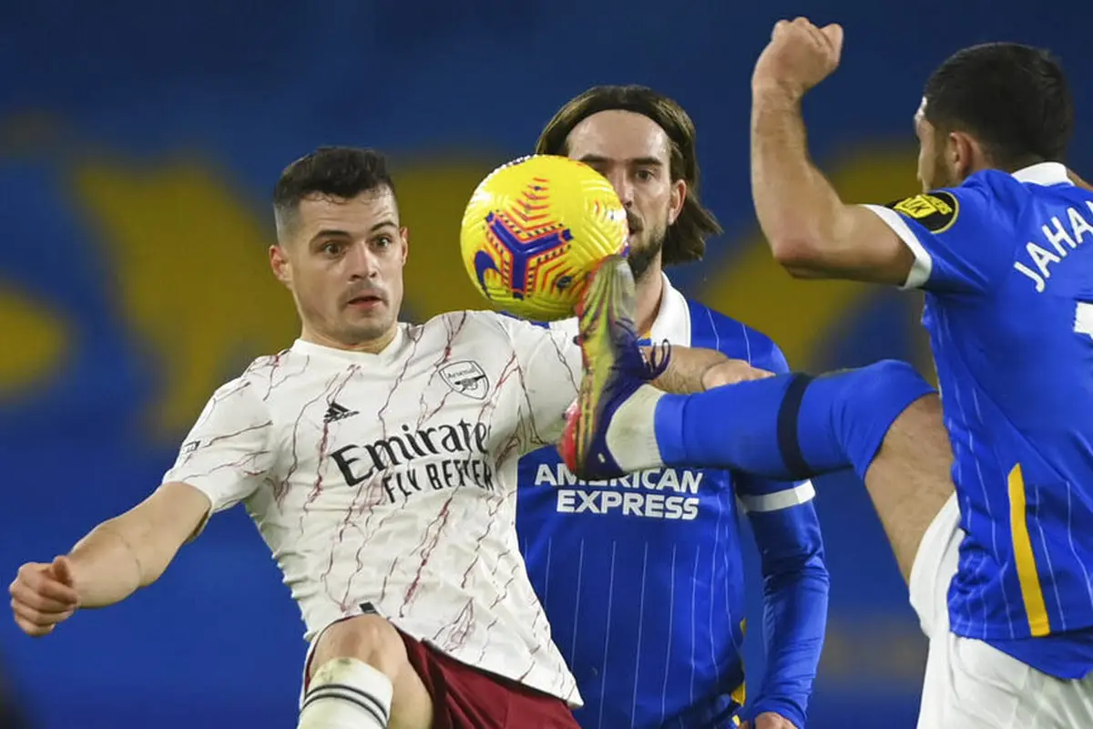 Foto Liga Inggris: Arsenal Petik Kemenangan di Markas Brighton & Hove Albion