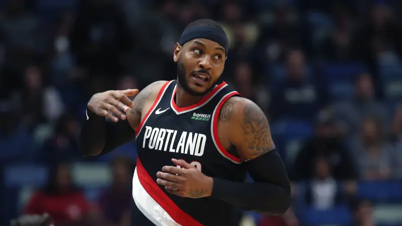 NBA: Carmelo Anthony Debut, Blazers Kalah dari Pelicans