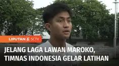 Jelang laga terakhir melawan Maroko di penyisihan Grup A, Tim Indonesia U-17 menggelar latihan di Gelora 10 Nopember Surabaya. Garuda Muda ini juga targetkan kemenangan untuk bisa lolos ke babak 16 besar Piala Dunia U-17.