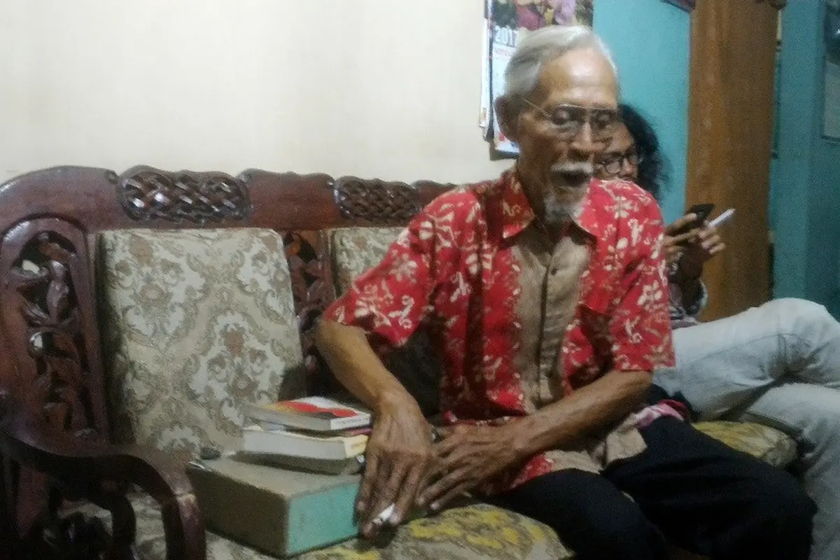 Lantaran terlibat penculikan Jenderal Nasution, bekas prajurit Cakrabirawa, Sulemi, meringkuk di penjara selama 15 tahun. (Foto: Liputan6.com/Muhamad Ridlo)