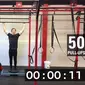 Adam Sandel meraih rekor dunia untuk pull up terbanyak dalam 1 menit (Guinness World Records / YouTube)