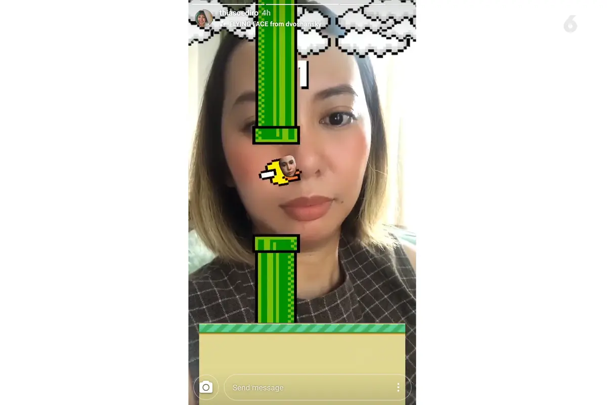 Flying Face