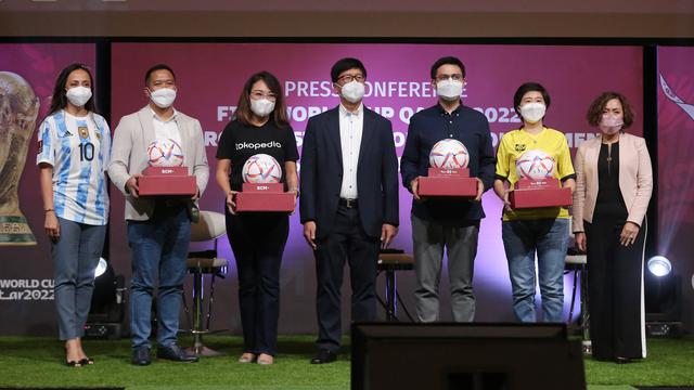 SCM Konferensi Pers sponsor Piala Dunia 2022