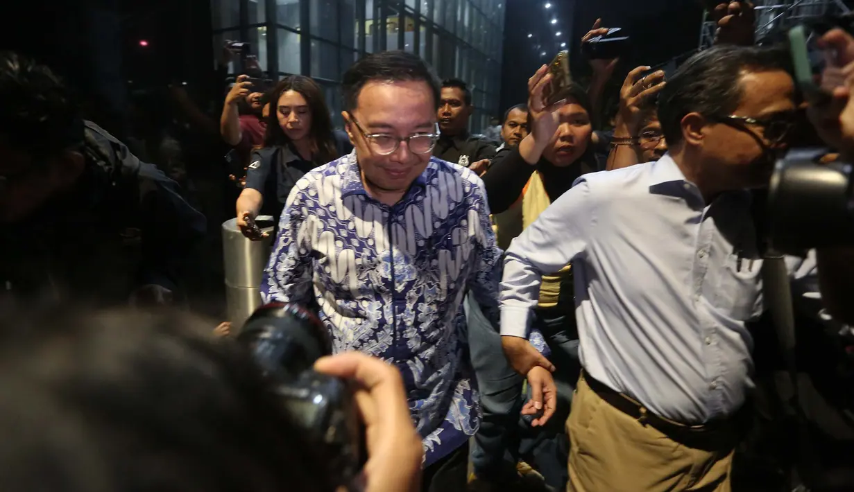 Anggota V Badan Pemeriksa Keuangan (BPK) RI Bobby Adhityo Rizaldi seusai menjalani pemeriksaan di Gedung Merah Putih KPK, Jakarta, Kamis, 16/07/2026. (KLY/Arie Basuki)