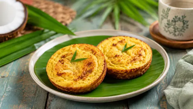 Kue Lumpur Bakar Kelapa Muda