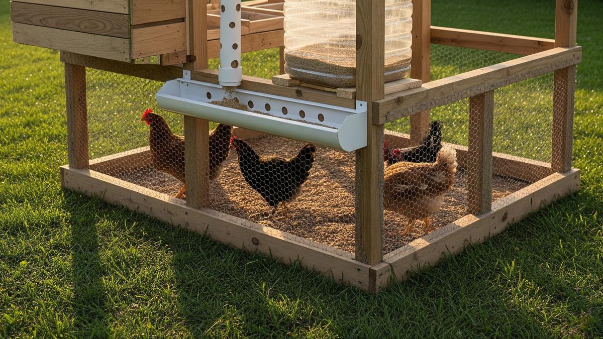 7 Desain Kandang Ayam Murah dengan Sistem Pakan Otomatis Sederhana yang Mudah Dirakit