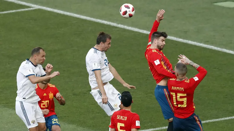 Spanyol, Rusia, Piala Dunia 2018