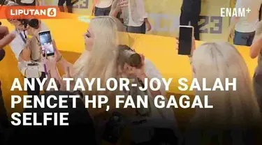 Nasib apes menimpa fan Anya Taylor-Joy saat berjumpa di konvensi CCXP Brasil. Kesempatan bertemu itu pun dipakai penggemar untuk berfoto bersama. Namun upaya foto bersama seorang fan justru berakhir gagal karena kesalahan Anya saat menekan tombol fot...