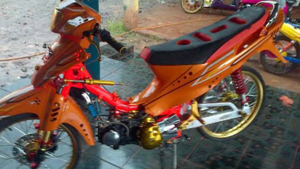 Modifikasi Suzuki Shogun 2002 (Atep Persib)