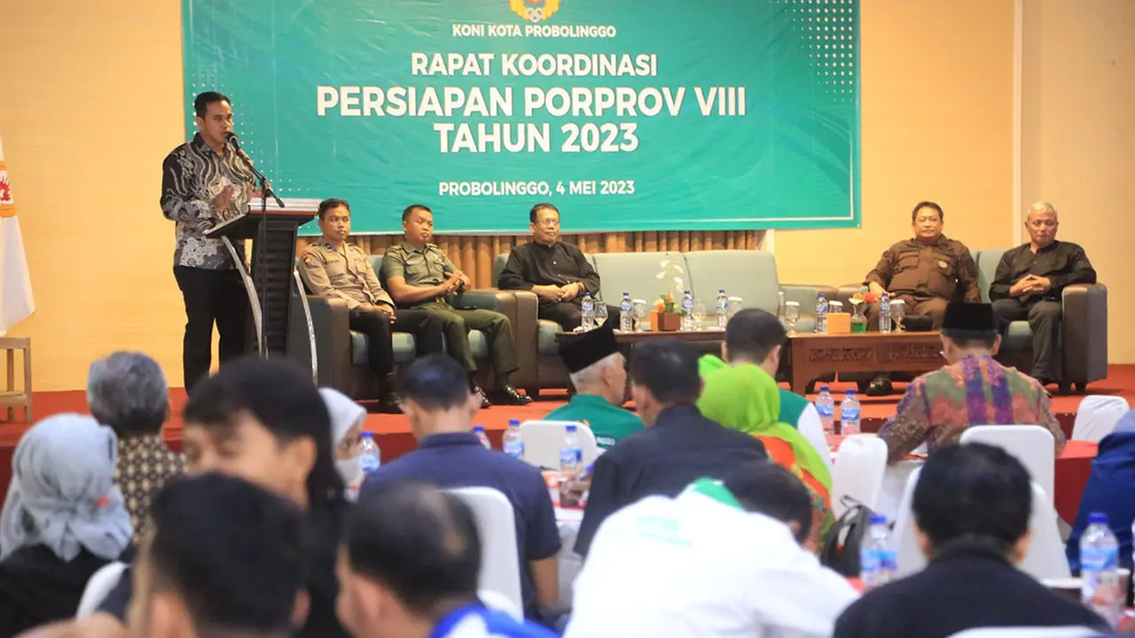 Rapat Konsolidasi KONI Kota Probolinggo Persiapan Porprov Jatim VIII (Istimewa)